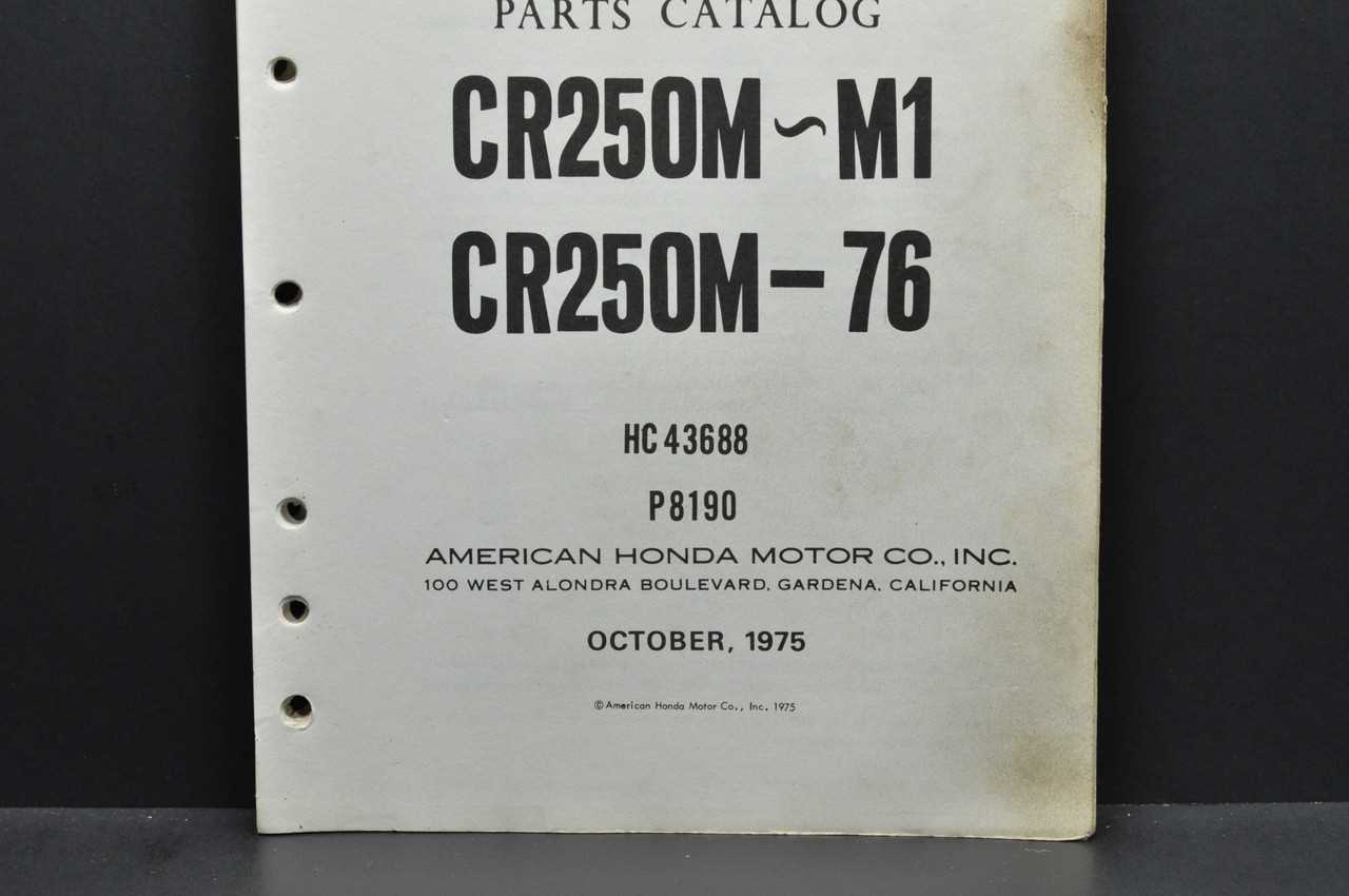 cr250 parts diagram