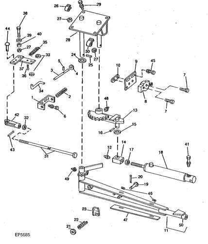 john deere 530 baler parts diagram