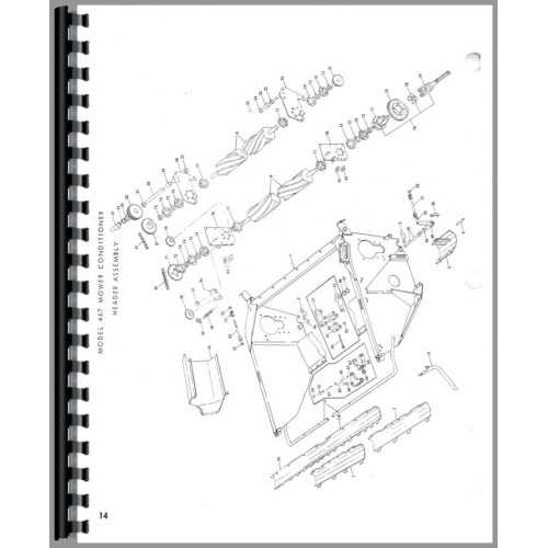 new holland 469 haybine parts diagram