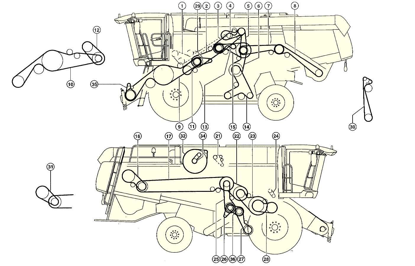 new holland 570 baler parts diagram