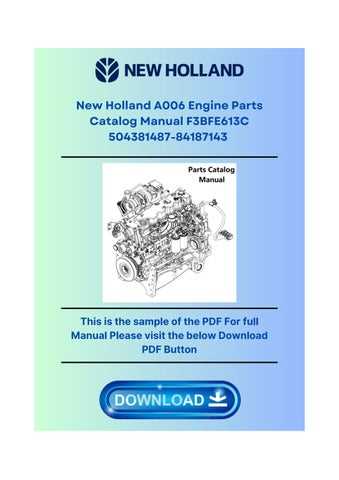 new holland parts diagram