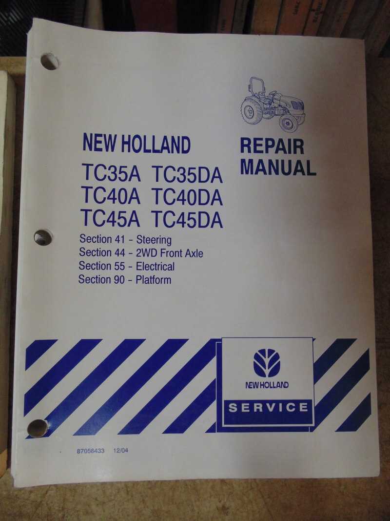 new holland tc40da parts diagram