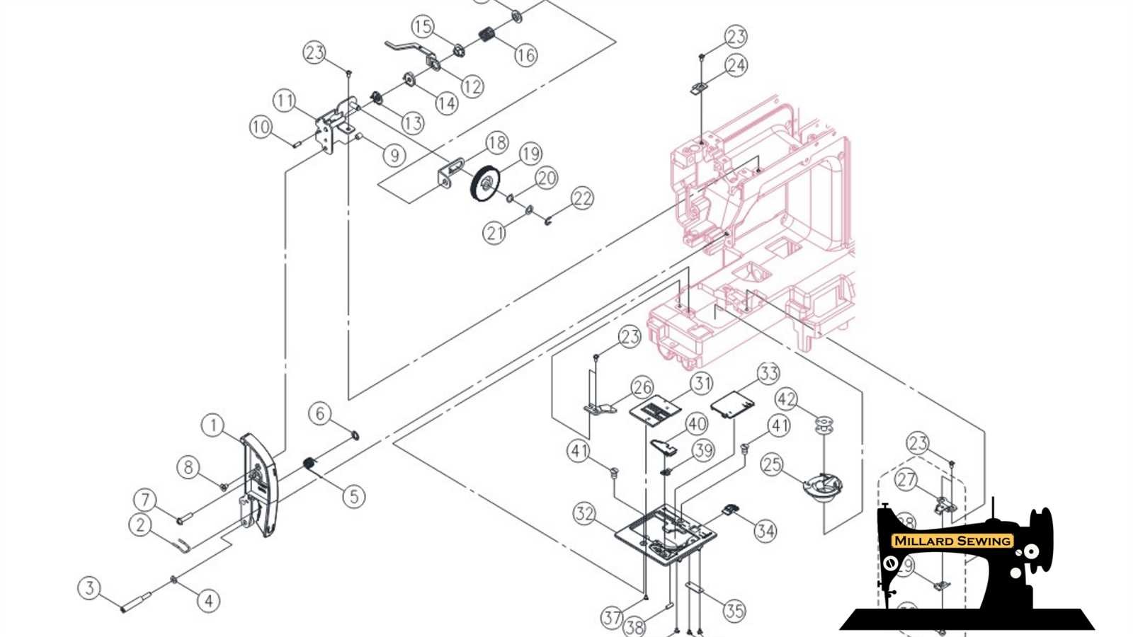 needle parts diagram