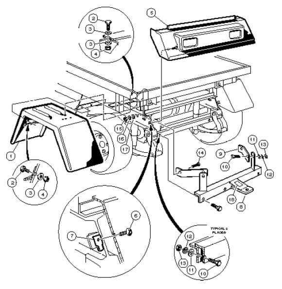 club car gas parts diagram