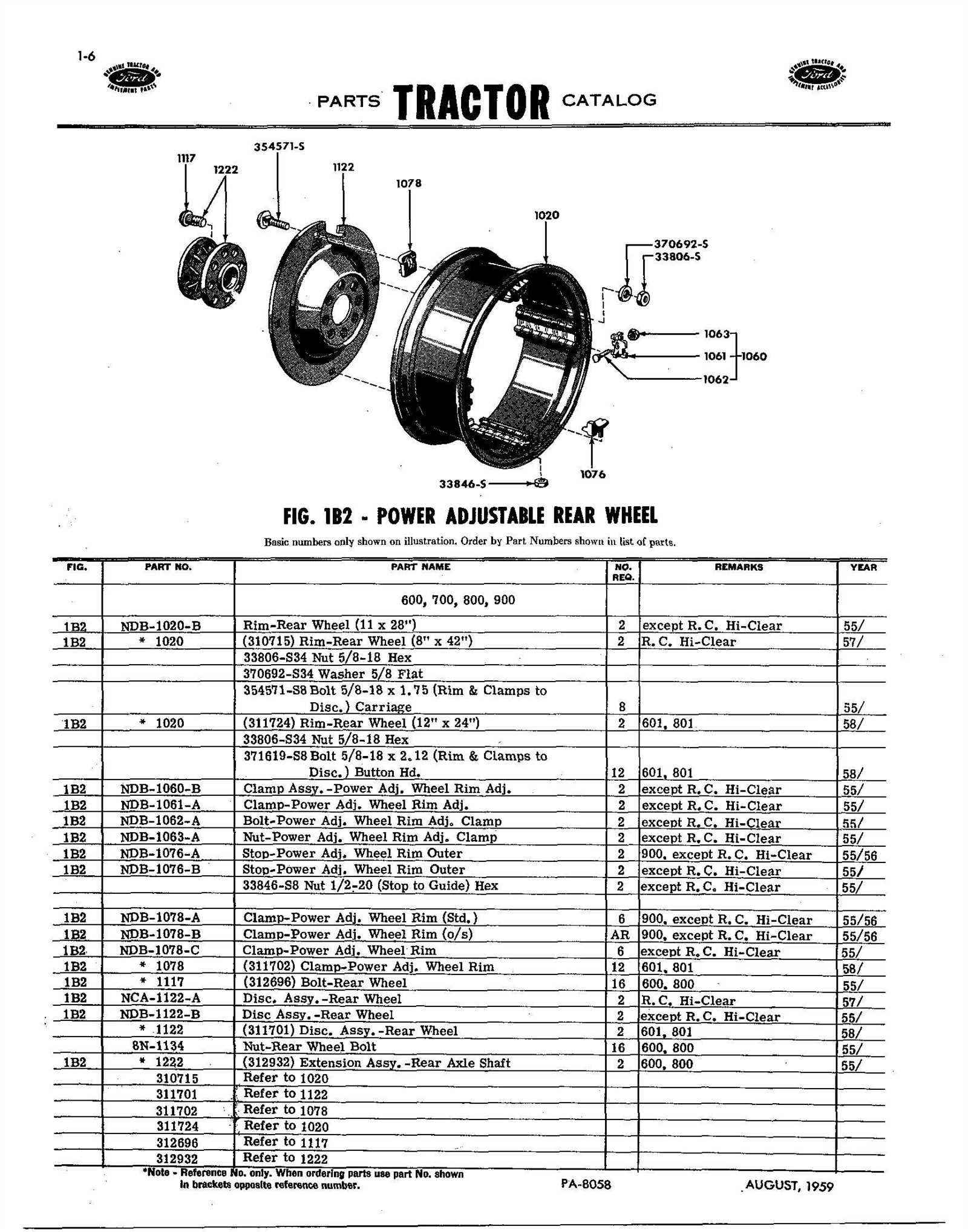 ford 600 tractor parts diagram