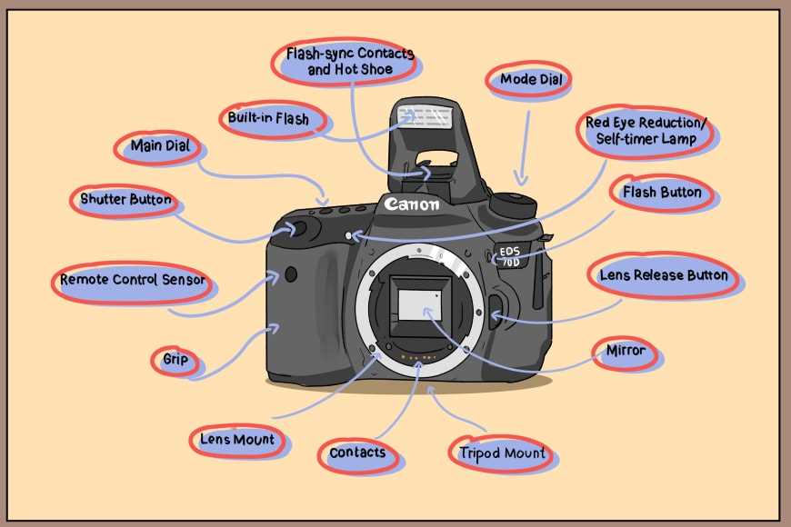 parts of a camera diagram