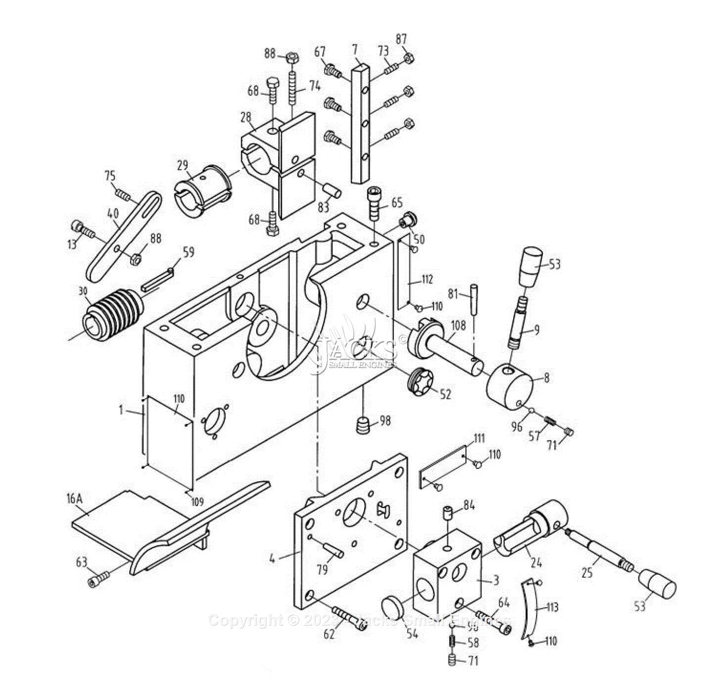 craftsman 109 lathe parts diagram