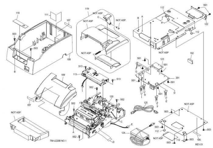 parts of a printer diagram