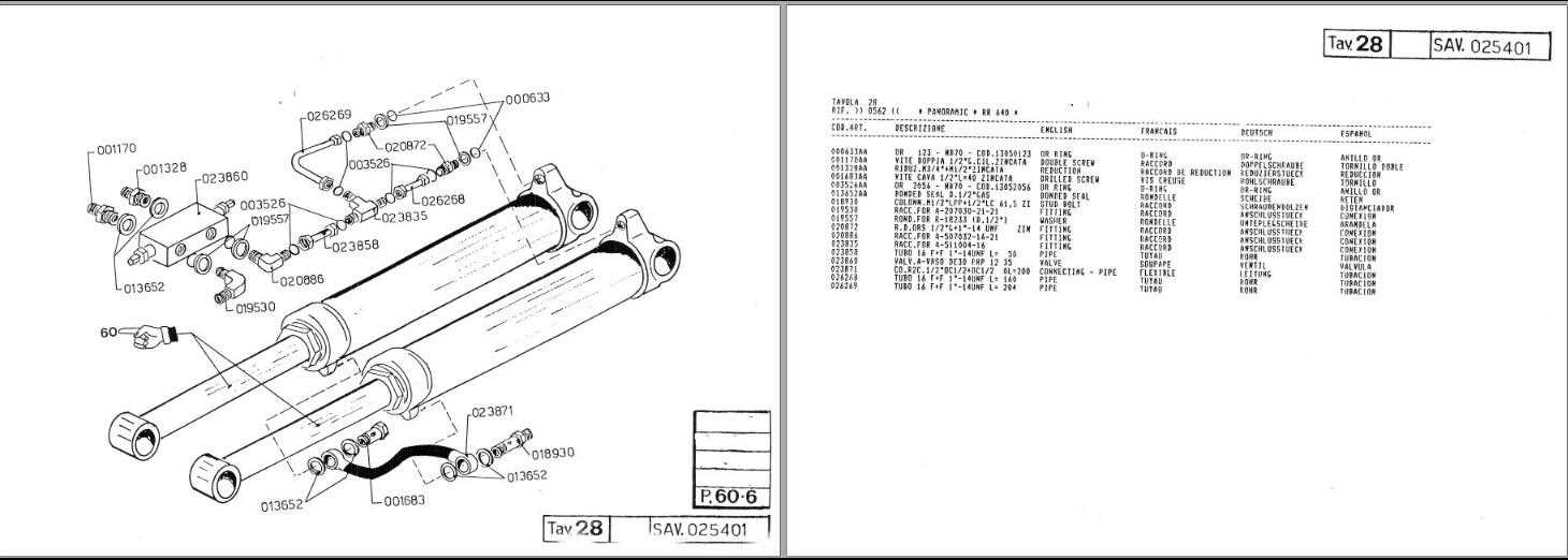 merlo parts diagram