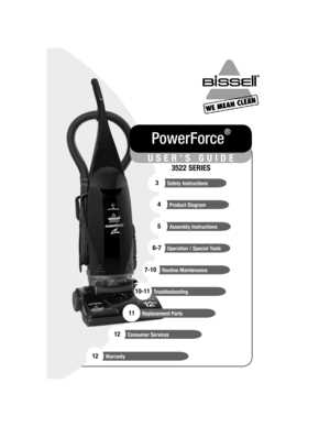 bissell powerforce compact parts diagram