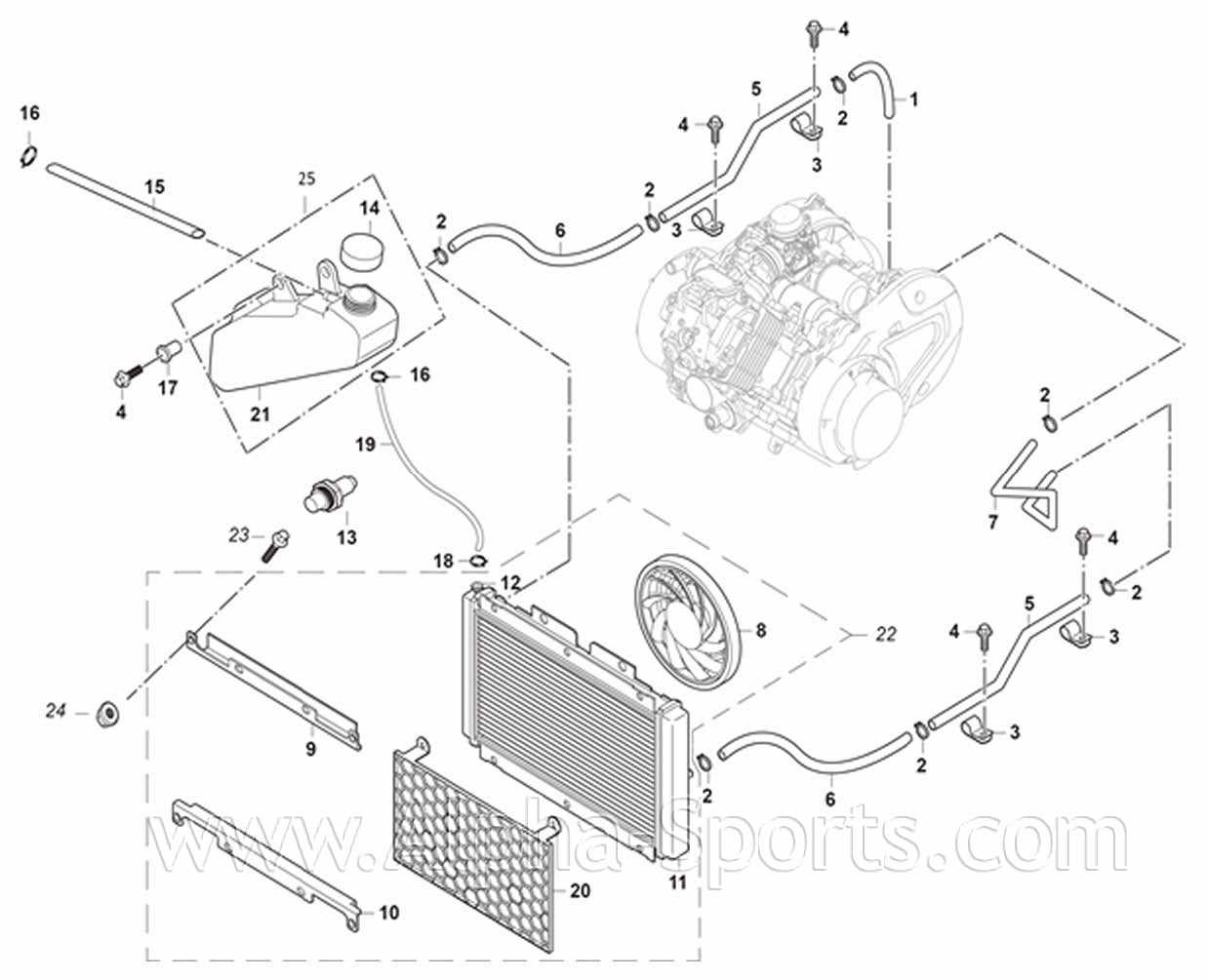 hisun parts diagram