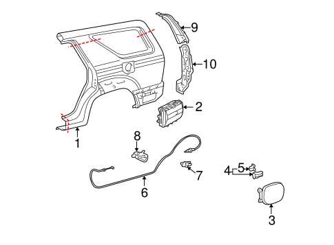 2003 toyota 4runner parts diagram