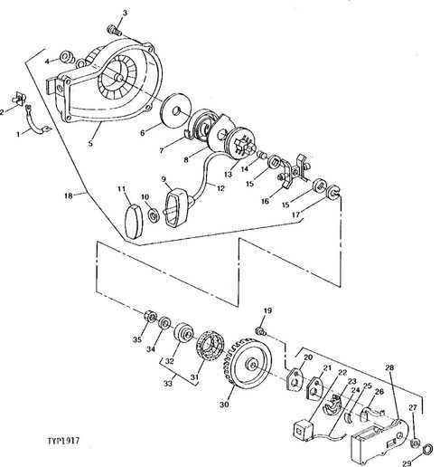 montgomery ward tiller parts diagram