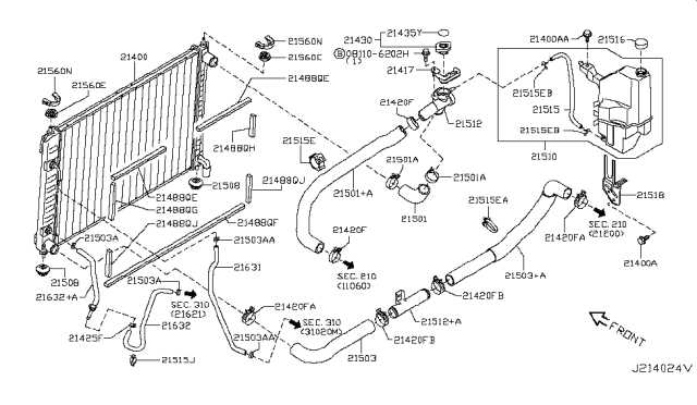 2009 nissan murano parts diagram