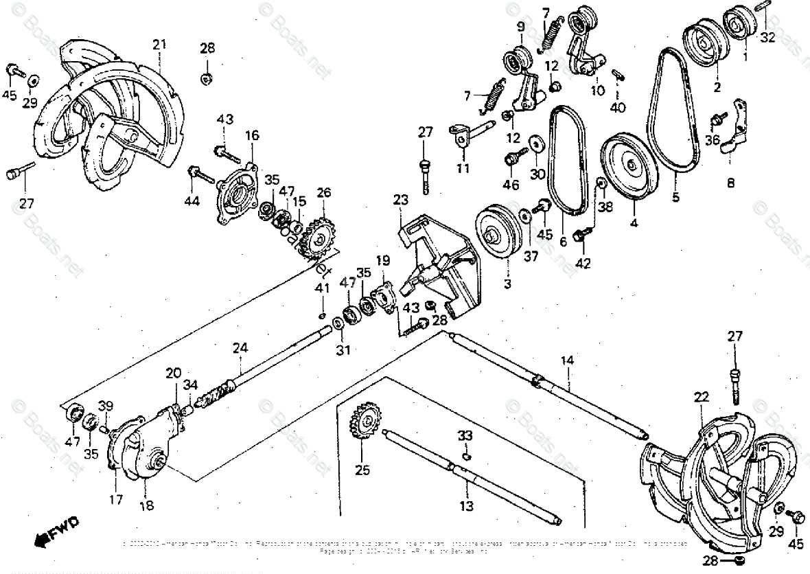 honda hs50 parts diagram