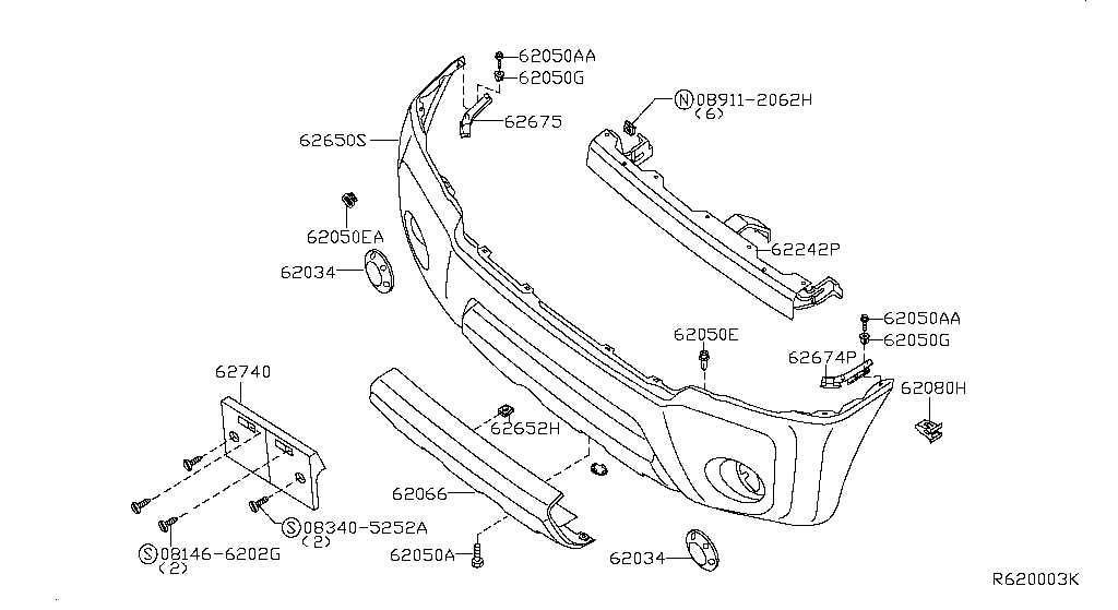 nissan xterra parts diagram