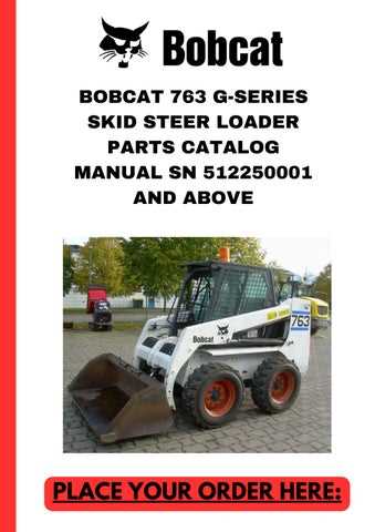 bobcat 763 parts diagram