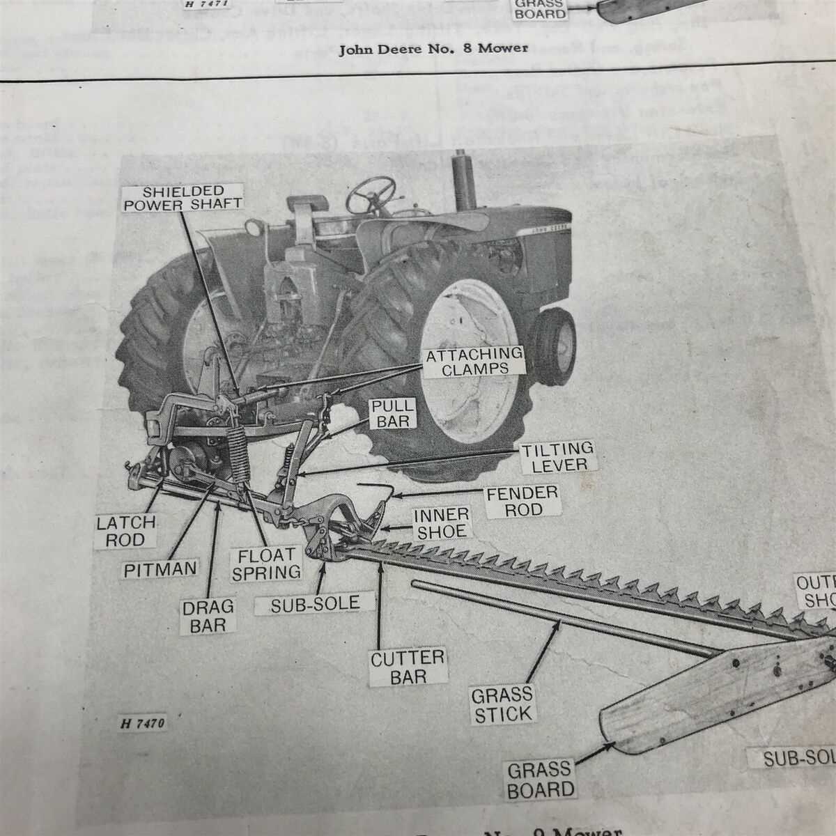 john deere no 9 sickle mower parts diagram