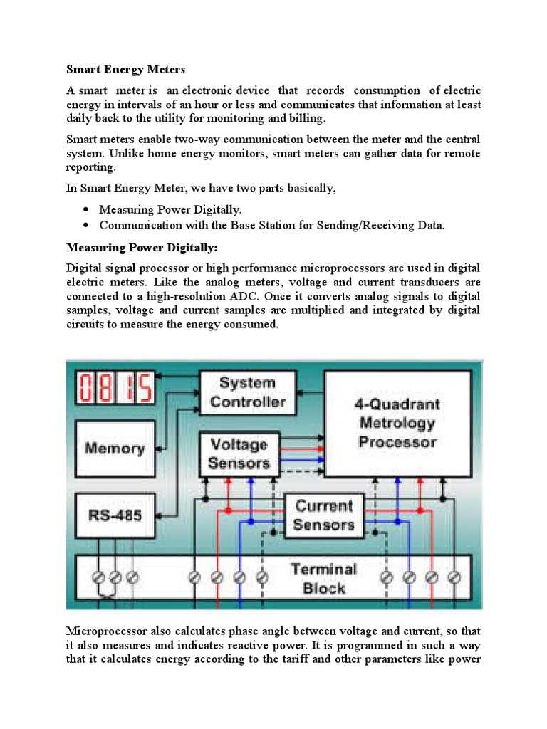 electric meter parts diagram