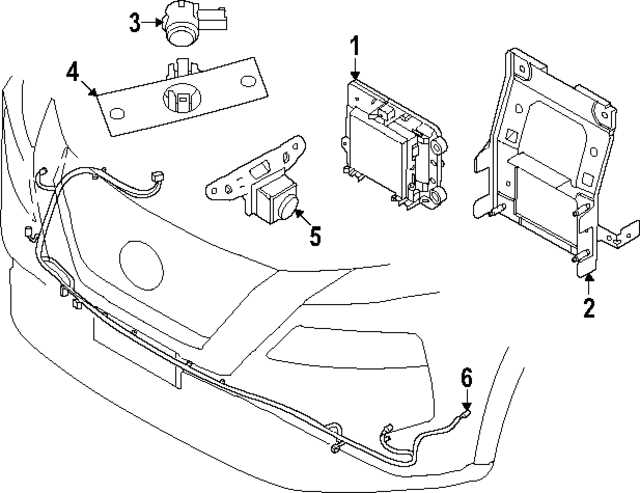 lexus rx 350 front bumper parts diagram