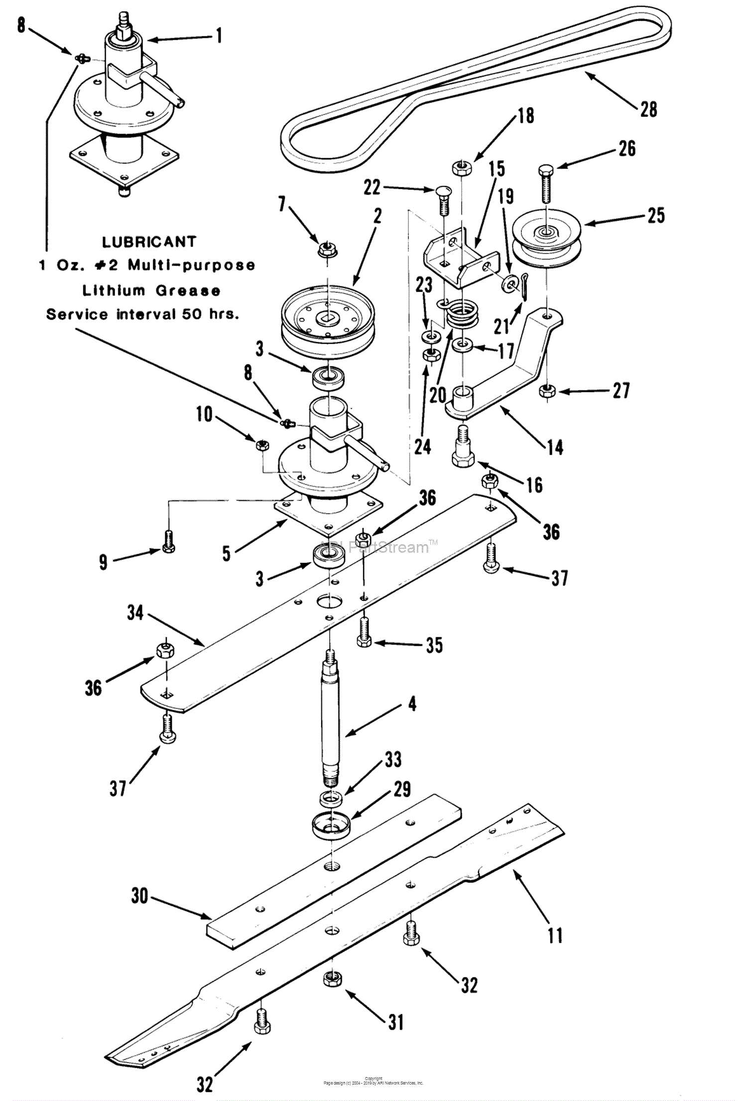 gt275 parts diagram