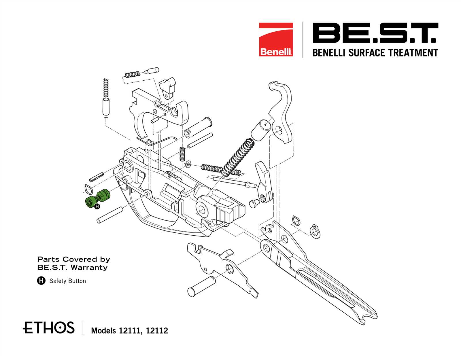 benelli super black eagle parts diagram