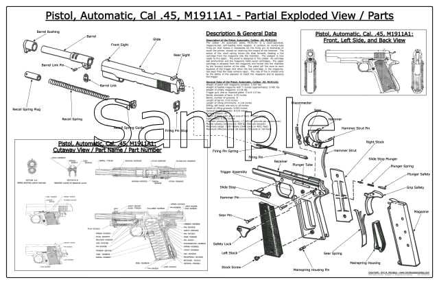 elite force 1911 parts diagram