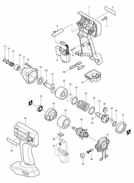 makita dtd152 parts diagram