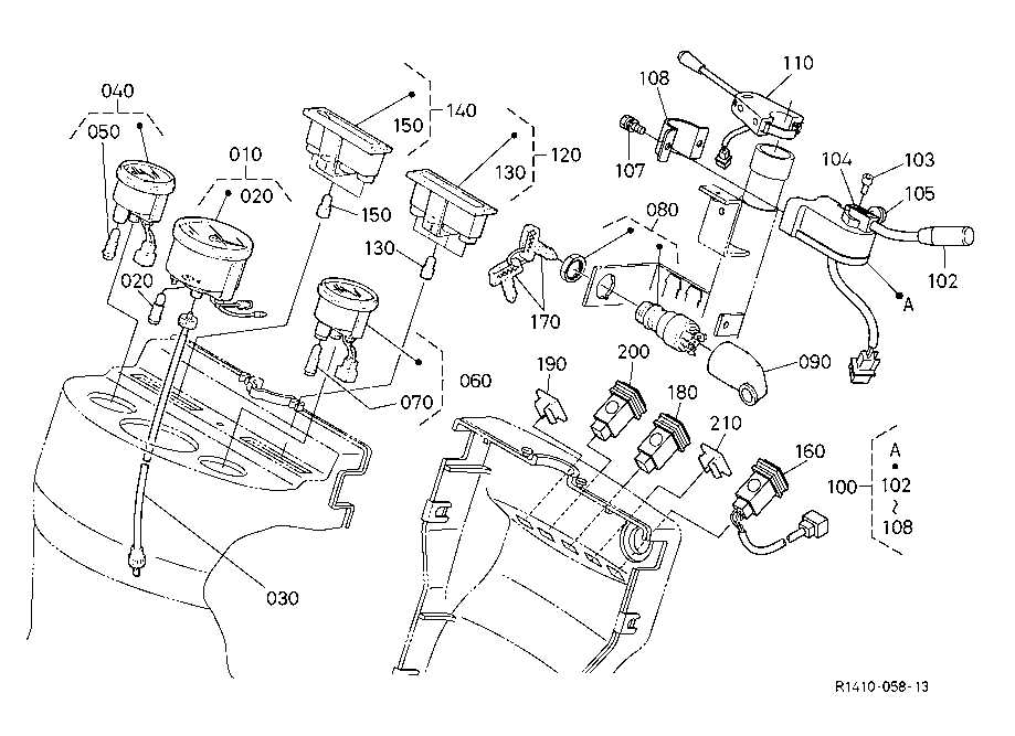 kubota r520s parts diagram