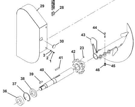 john deere 54 snowblower parts diagram