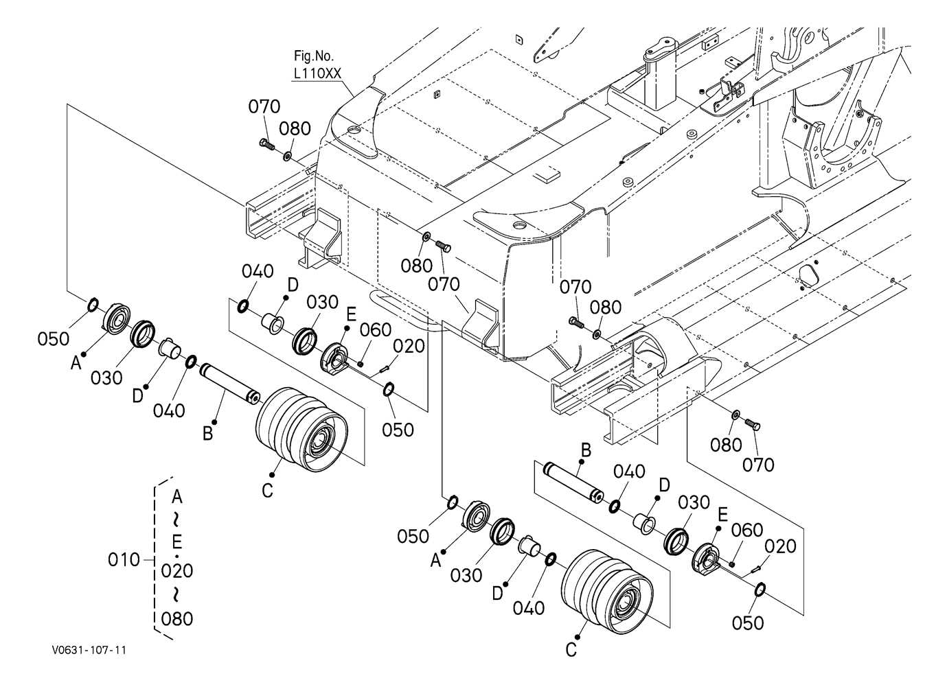 kubota skid steer parts diagram