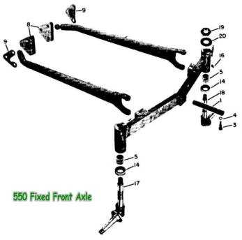 oliver 550 parts diagram