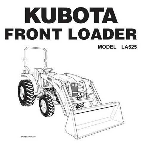 kubota la525 parts diagram