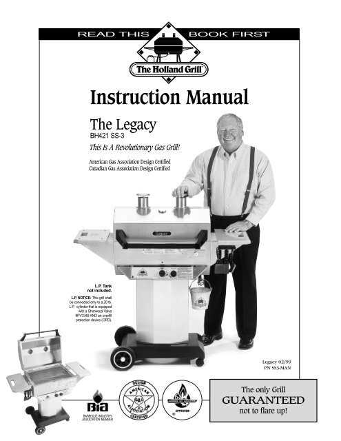 holland grill parts diagram