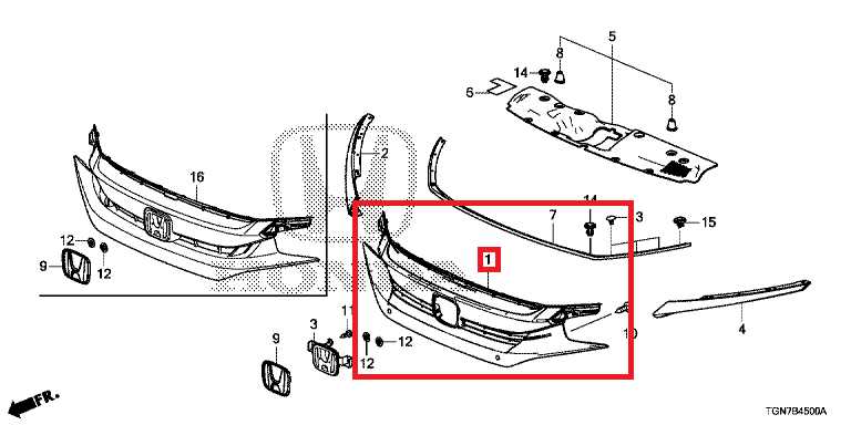 honda civic interior parts diagram