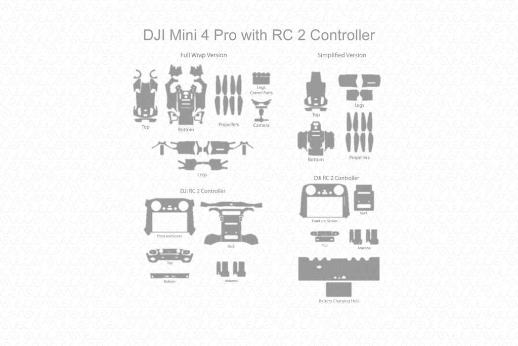 dji mini 4 pro parts diagram