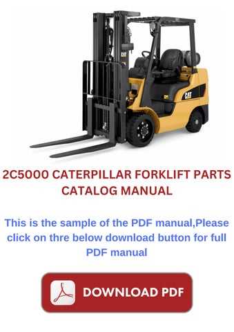 caterpillar cat forklift parts diagram