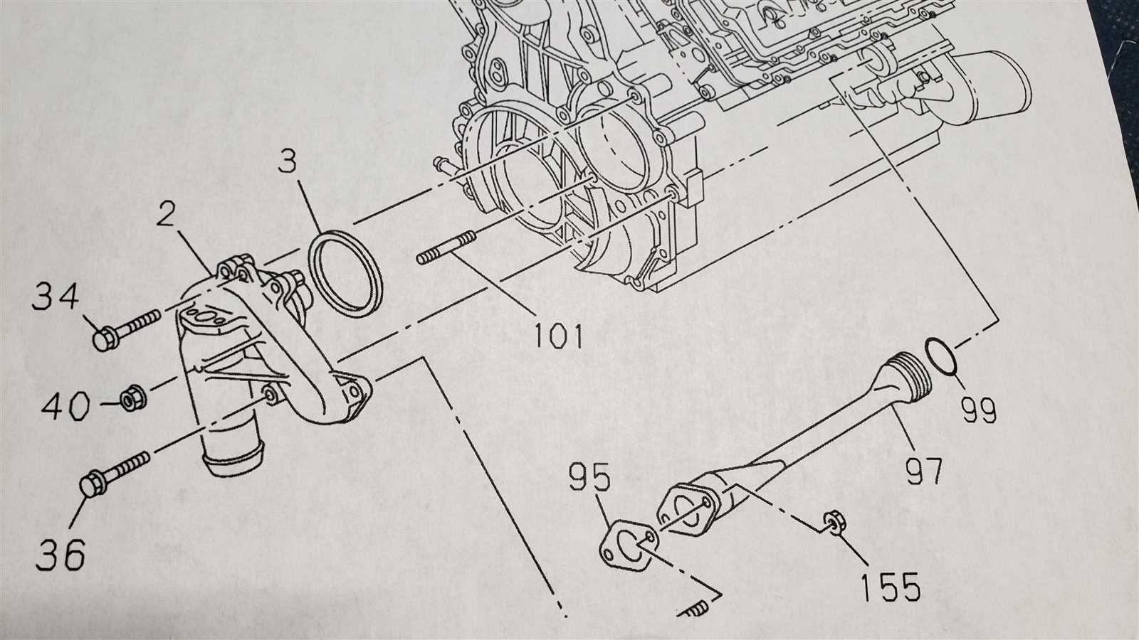 duramax engine parts diagram