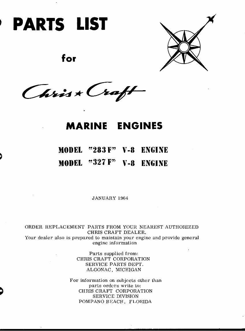 marine engine parts diagram