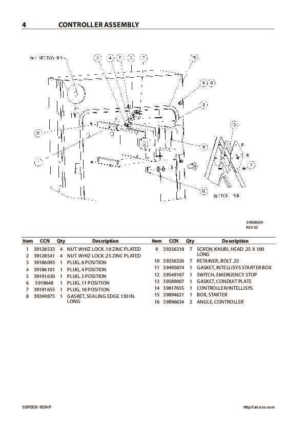 manual ingersoll rand air compressor parts diagram