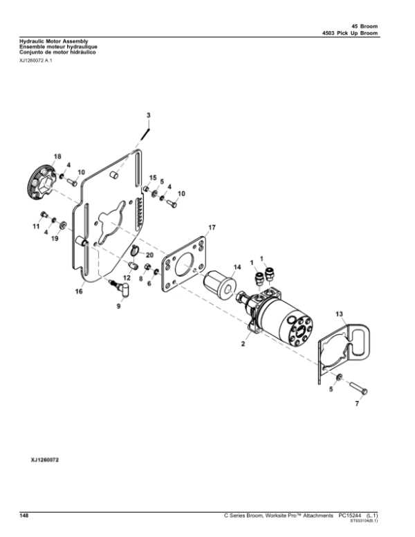 john deere 148 loader parts diagram