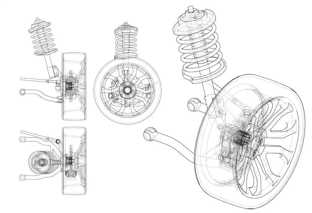 car tire parts diagram