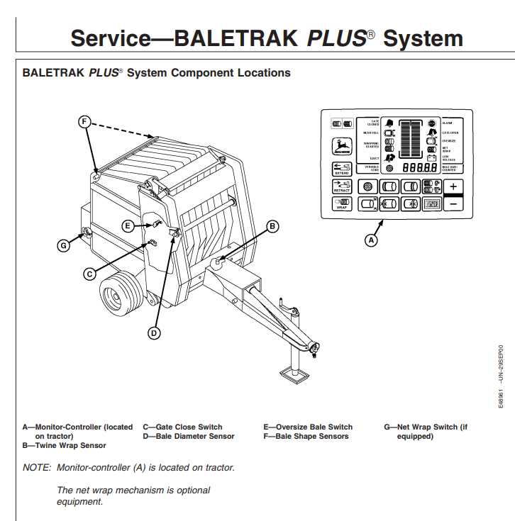 john deere 567 baler parts diagram