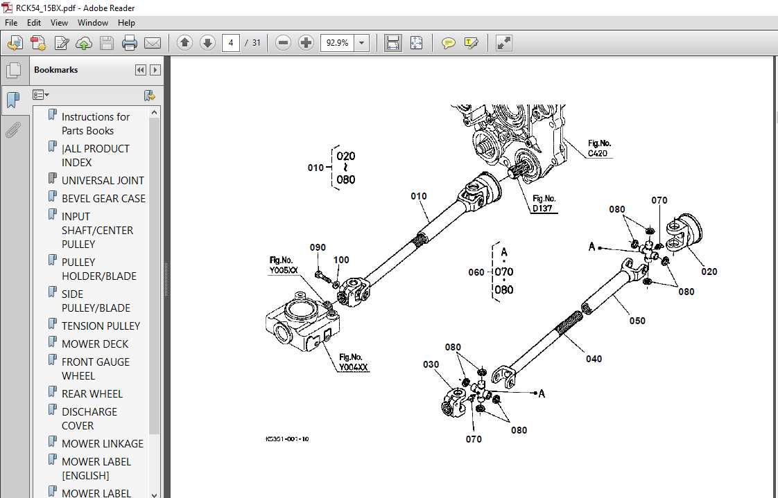 kubota bx25d parts diagram