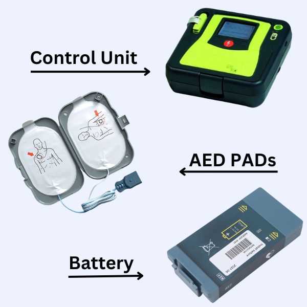 diagram defibrillator parts