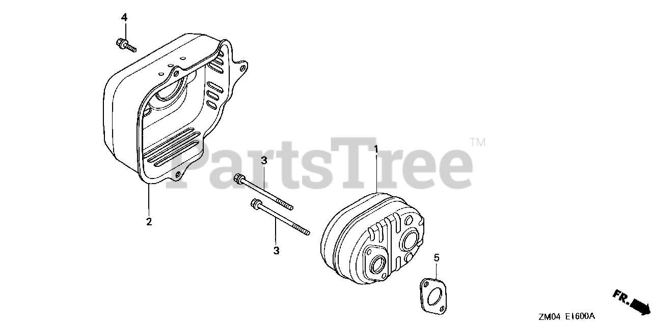 parts diagram for honda gcv160