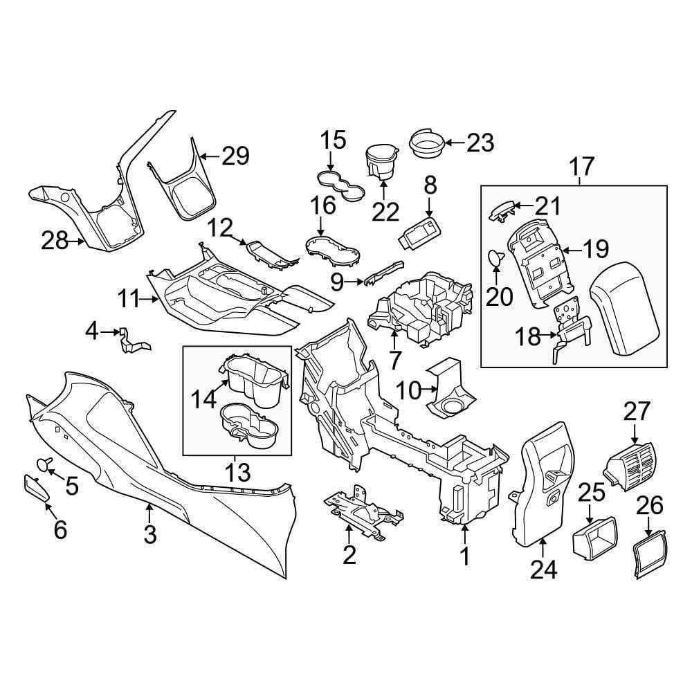 2015 ford escape body parts diagram