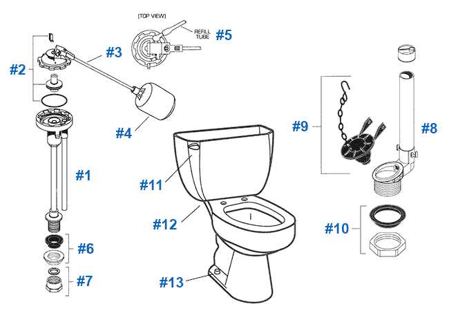 american standard cadet faucet parts diagram