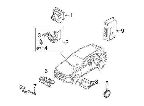 infiniti fx35 parts diagram