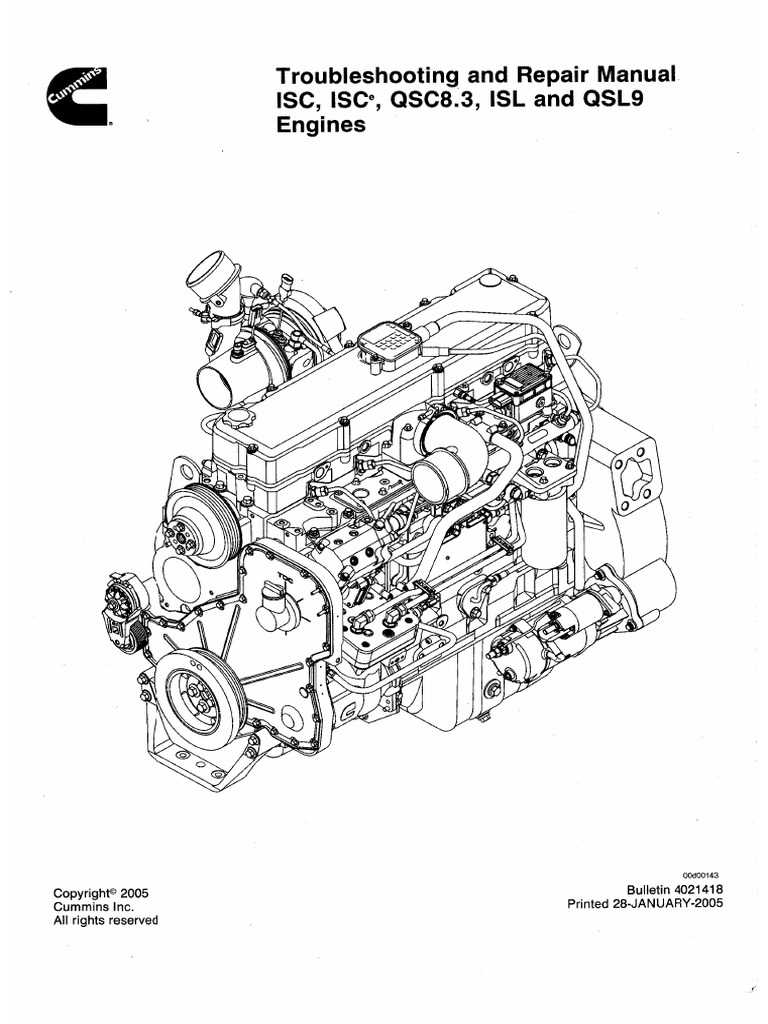 cummins isl9 parts diagram